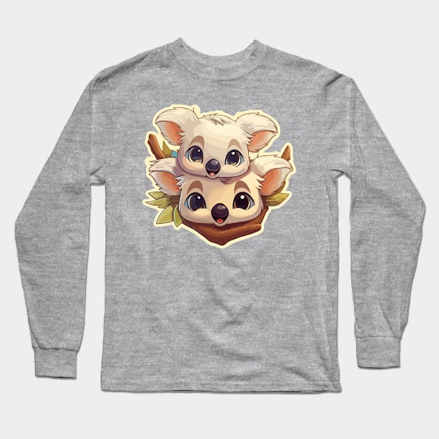 Koala Brothers Long Sleeve T-Shirt by Synth Print